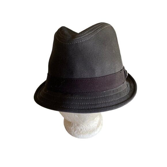 Gray American Rag Cotton Fedora One Size - Picture 3 of 6